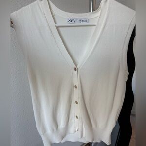 Zara Cream Sweater Top